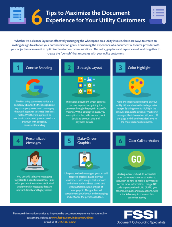 Utility Bill Redesign Strategies Infographic