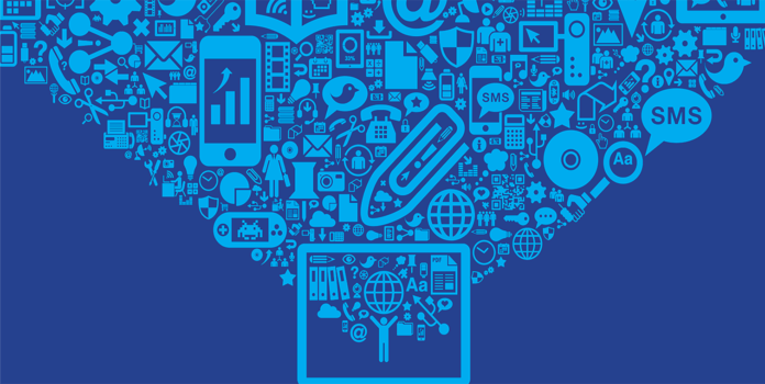 graphic depiction of how much data is collected on a computer