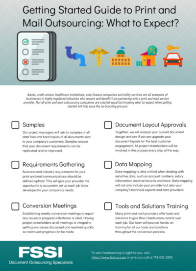 outsourcing check printing and mailing