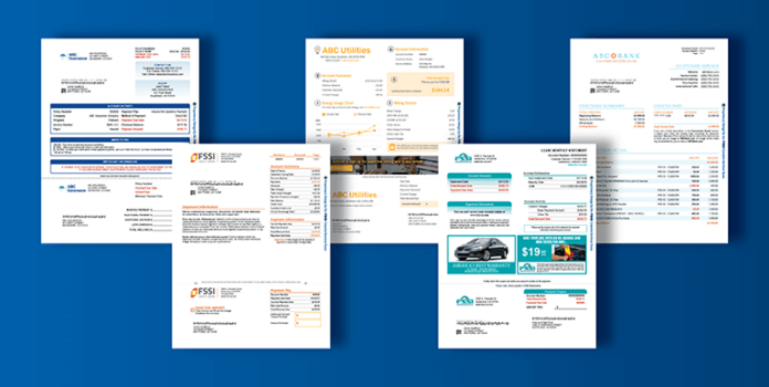 examples of invoices statements and bills